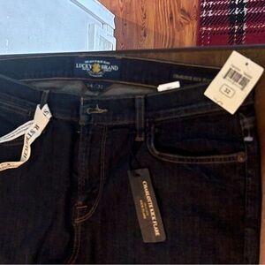 Lucky Brand Charlotte Kick Flare White Oak Cone Denim Jeans Size 14/32
